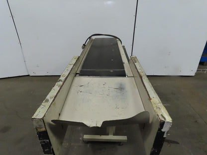 12"Wx46"L"x31"H Smooth Belt Conveyor 115V 1Ph 0-25 FPM