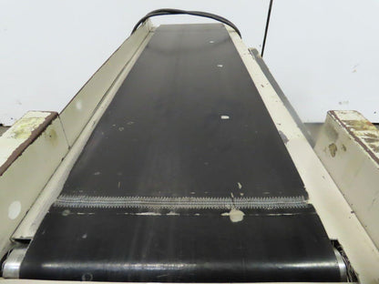12"Wx46"L"x31"H Smooth Belt Conveyor 115V 1Ph 0-25 FPM