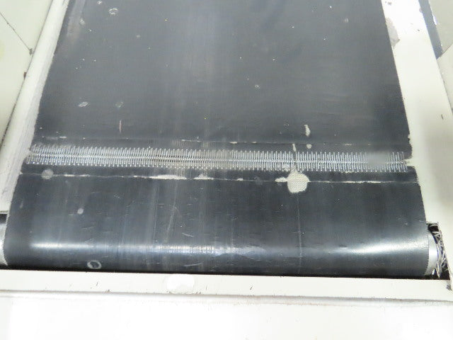 12"Wx46"L"x31"H Smooth Belt Conveyor 115V 1Ph 0-25 FPM