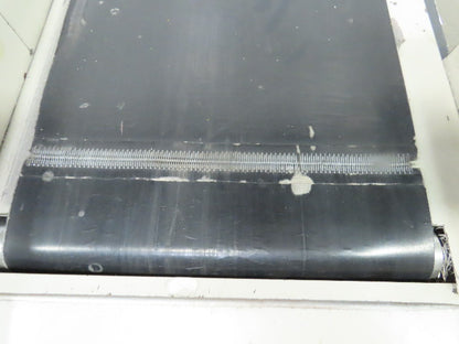 12"Wx46"L"x31"H Smooth Belt Conveyor 115V 1Ph 0-25 FPM