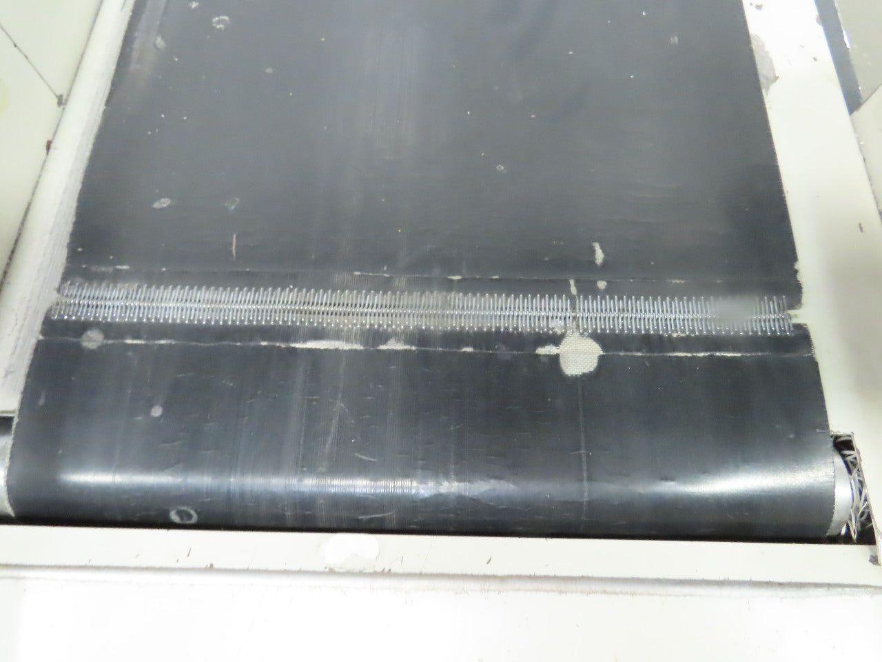 12"Wx46"L"x31"H Smooth Belt Conveyor 115V 1Ph 0-25 FPM