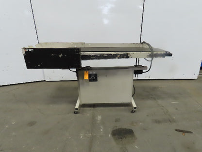 12"Wx46"L"x31"H Smooth Belt Conveyor 115V 1Ph 0-25 FPM