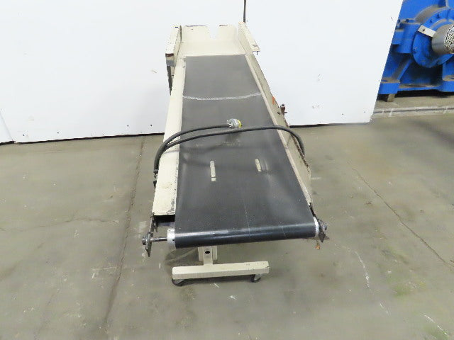 12"Wx46"L"x31"H Smooth Belt Conveyor 115V 1Ph 0-43 FPM