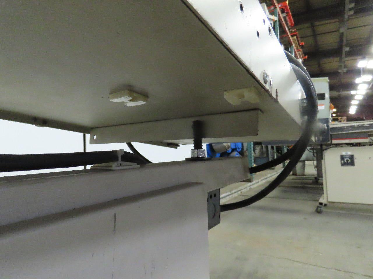 12"Wx46"L"x31"H Smooth Belt Conveyor 115V 1Ph 0-43 FPM