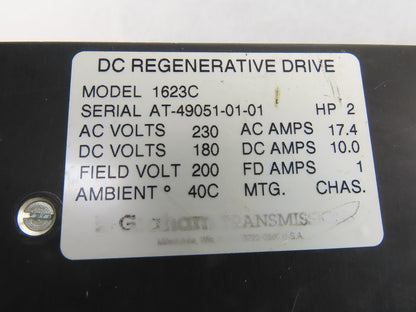 Graham SCR 1623C 2HP Drive 240VAC 17.4A 50/60Hz