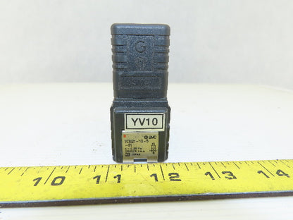 SMC VCW21-1D-5-01 Solenoid Valve 1/8"NPT 5mm Orifice 0-0.3MPa