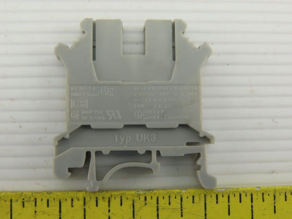 Phoenix Contact UK3 DIN Rail W/30 Terminal Block Strip 28-12 AWG Lot of 2