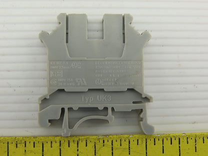 Phoenix Contact UK3 DIN Rail W/30 Terminal Block Strip 28-12 AWG Lot of 2