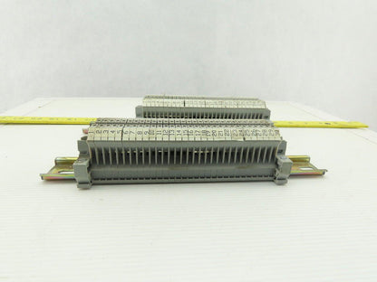Phoenix Contact UK3 DIN Rail W/30 Terminal Block Strip 28-12 AWG Lot of 2