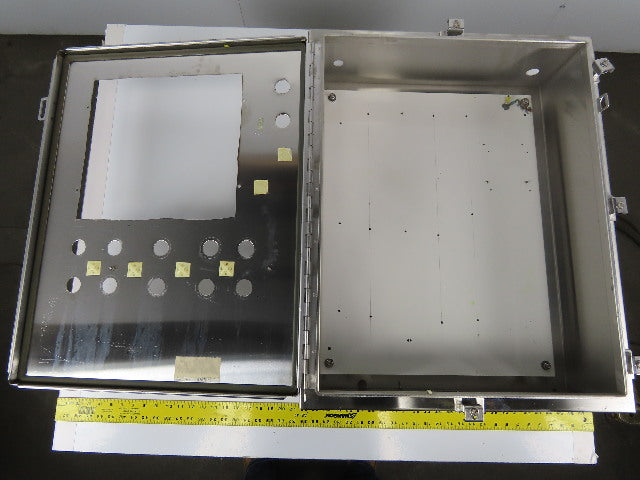 Stainless Steel Wall Mount Electrical Box/Enclosure 30x24x8" W/Backplate