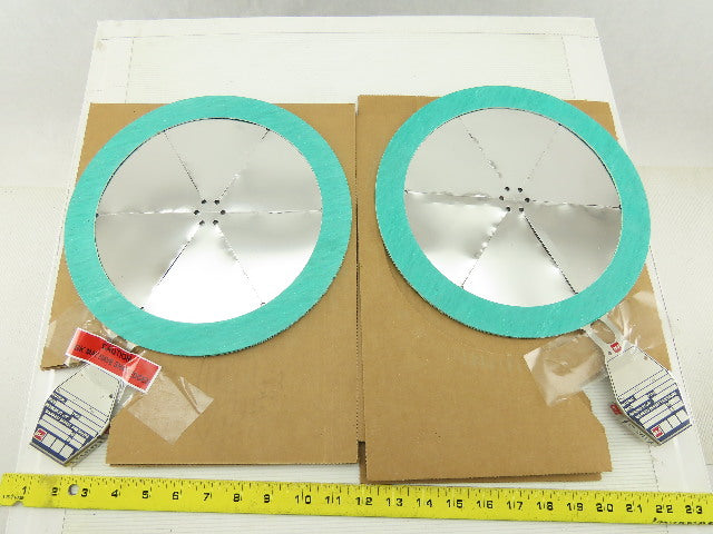 BS&S 8" AV Rupture Disc 316SS 4.0PSDI Min 6.5PSID Max 500°F Lot of 2