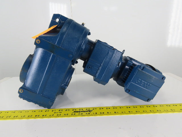 Sew Eurodrive FA67B R37 DRS71S4 Parallel Shaft Helical Gearmotor230/460V 32RPM