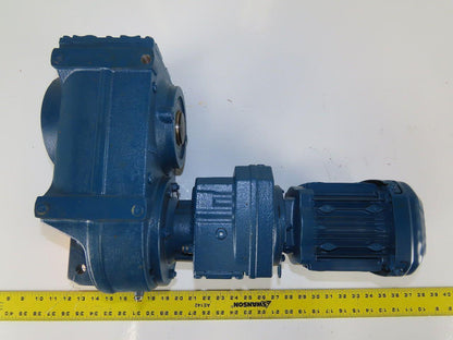 Sew Eurodrive FA67B R37 DRS71S4 Parallel Shaft Helical Gearmotor230/460V 32RPM