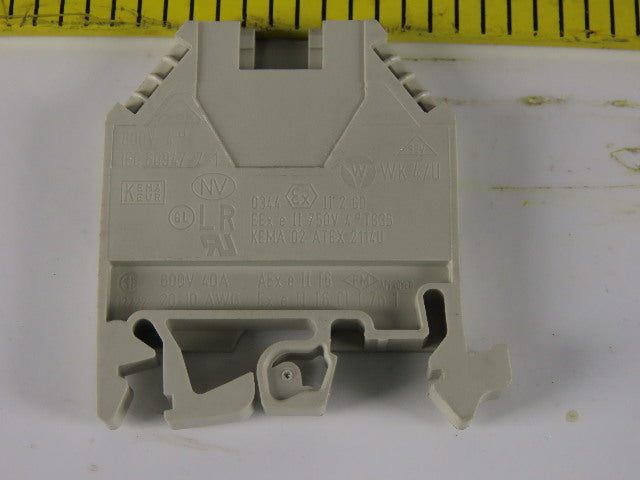 Wieland WK4/U 15 Gray DIN Rail Terminal Blocks (465 Total) Lot of 31