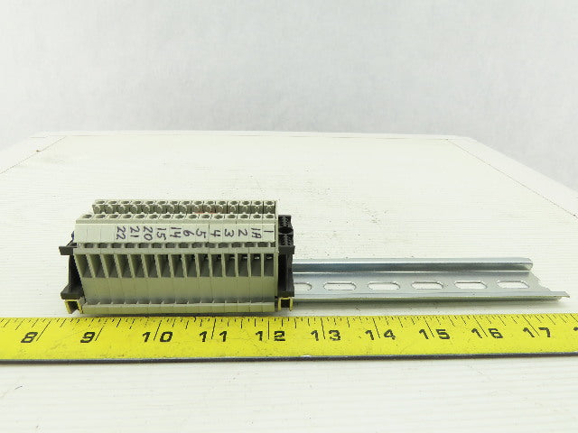 Wieland WK4/U 15 Gray DIN Rail Terminal Blocks (465 Total) Lot of 31