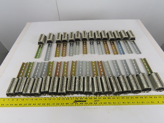 Wieland WK4/U 15 Gray DIN Rail Terminal Blocks (465 Total) Lot of 31