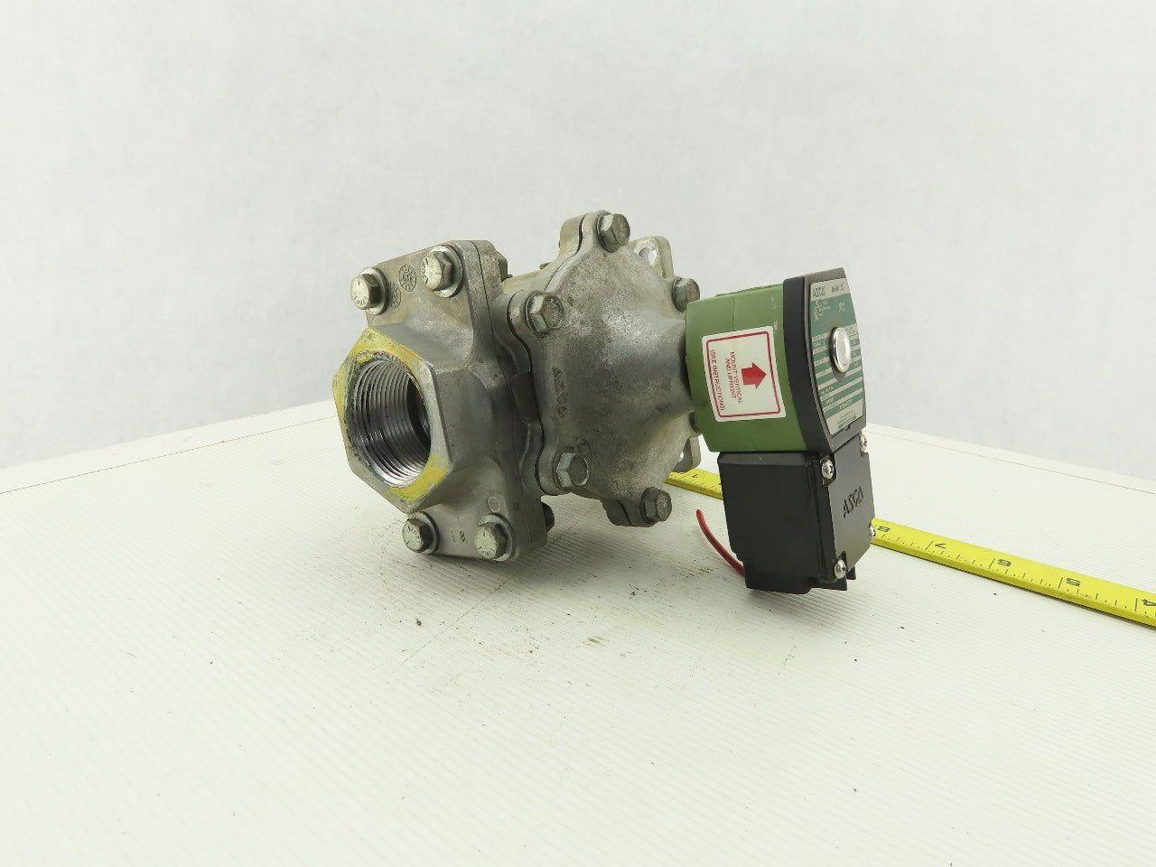 ASCO JKP 8214G271VI 1-1/4" NPT 2-Way Fuel Gas Solenoid Valve 120V