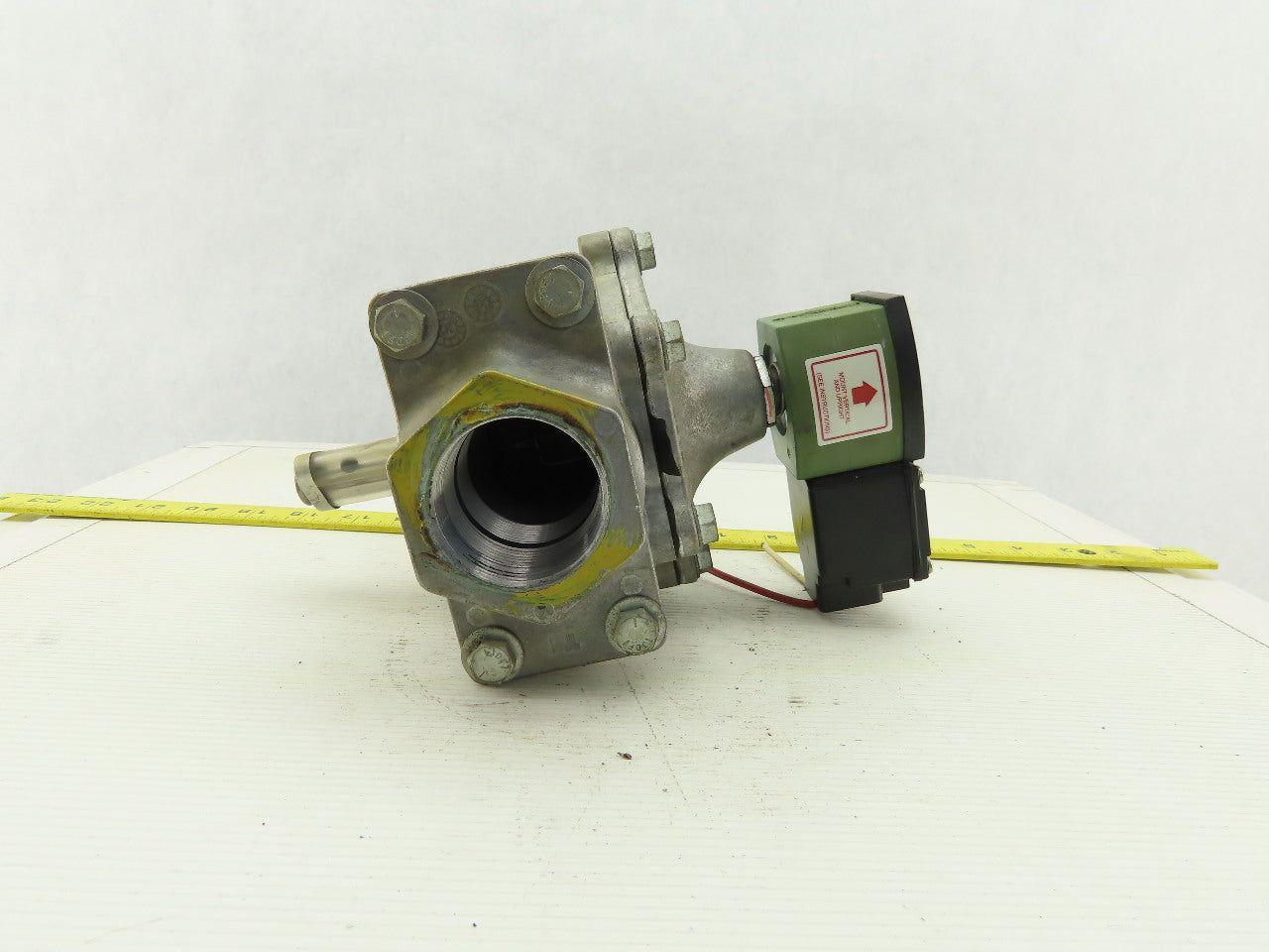 ASCO JKP 8214G271VI 1-1/4" NPT 2-Way Fuel Gas Solenoid Valve 120V