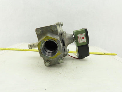 ASCO JKP 8214G271VI 1-1/4" NPT 2-Way Fuel Gas Solenoid Valve 120V