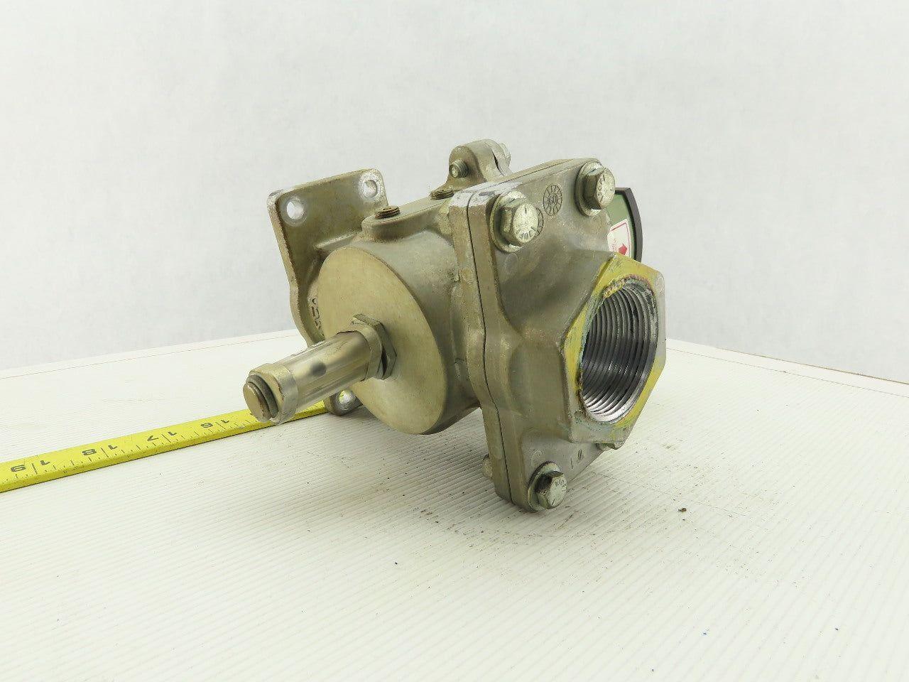 ASCO JKP 8214G271VI 1-1/4" NPT 2-Way Fuel Gas Solenoid Valve 120V