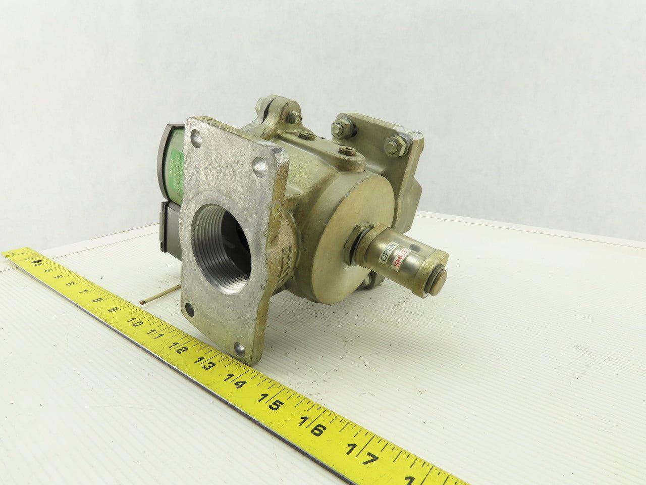 ASCO JKP 8214G271VI 1-1/4" NPT 2-Way Fuel Gas Solenoid Valve 120V