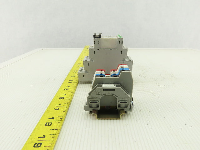 Allen Bradley 700-TBR24 700-HLT1Z  5 Terminal Block Din Rail Relay W/10 1492HM1