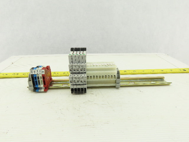 Allen Bradley 700-TBR24 700-HLT1Z  5 Terminal Block Din Rail Relay W/10 1492HM1