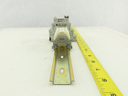 Allen Bradley 700-TBR24 700-HLT1Z  5 Terminal Block Din Rail Relay W/10 1492HM1