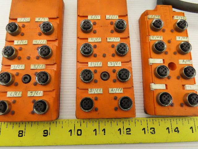 Lumberg ASBV 8-5/LED 8 PORT Distribution Block Lot of 3