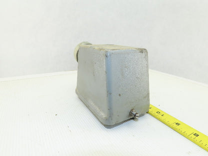 Harting HAN-E24F 24-Pin Female Connector Plug Housing Hood Side Entry 16A 400V