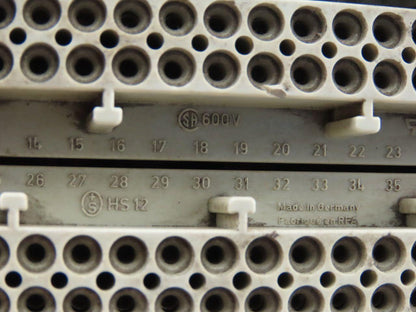 Harting HAN-E24F 24-Pin Female Connector Plug Housing Hood Side Entry 16A 400V