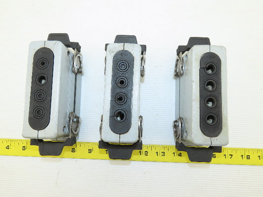 Ilme  CYR 24.4 Hood Enclosure Cable Passing Lot of 3 Sets