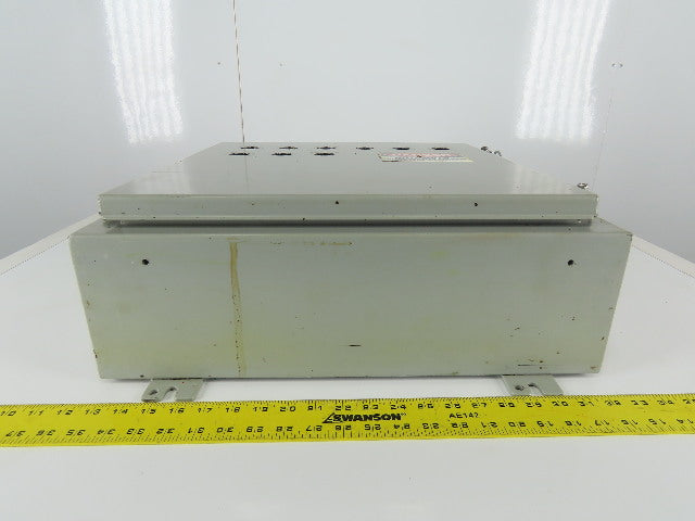 HAMMOND MANUFACTURING Wall Mount Electrical Enclosure JIC 20x20x6" W/Back Plate