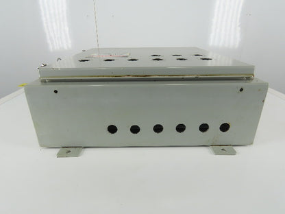 HAMMOND MANUFACTURING Wall Mount Electrical Enclosure JIC 20x20x6" W/Back Plate