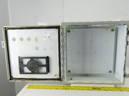 HAMMOND MANUFACTURING Wall Mount Electrical Enclosure JIC 20x20x6" W/Back Plate