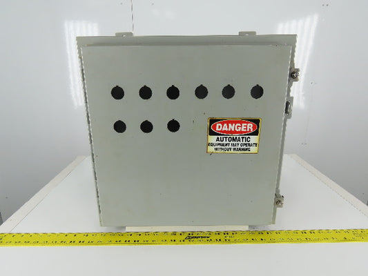 HAMMOND MANUFACTURING Wall Mount Electrical Enclosure JIC 20x20x6" W/Back Plate