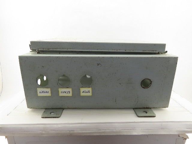 Hoffman A161606LP Wall Mount Electrical Enclosure JIC 16x16x6" W/Back Plate