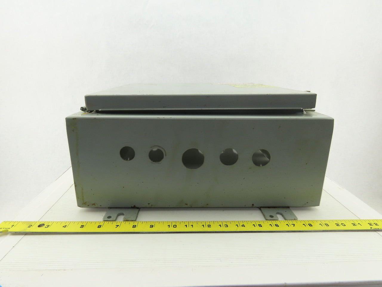 Hoffman A161606LP Wall Mount Electrical Enclosure JIC 16x16x6" W/Back Plate