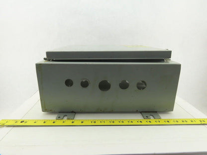 Hoffman A161606LP Wall Mount Electrical Enclosure JIC 16x16x6" W/Back Plate