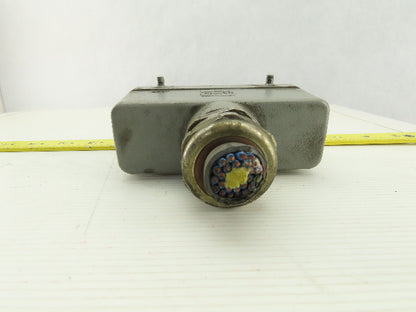 Harting Han 24 E-M 24 Pin Housing Assembly Base & Hood W/Inserts 16A 500V