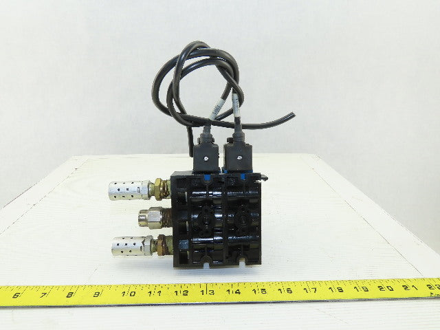 P-031163-00005 5/2 Way Solenoid Control Valve 24V Coil W/Manifold Bank Pneumatic