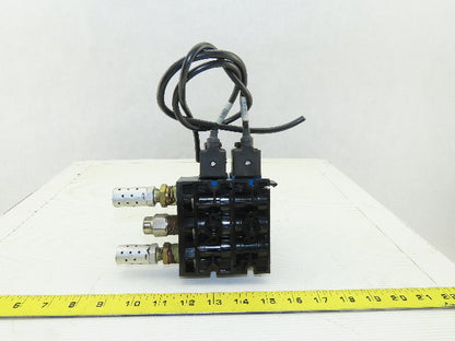 P-031163-00005 5/2 Way Solenoid Control Valve 24V Coil W/Manifold Bank Pneumatic