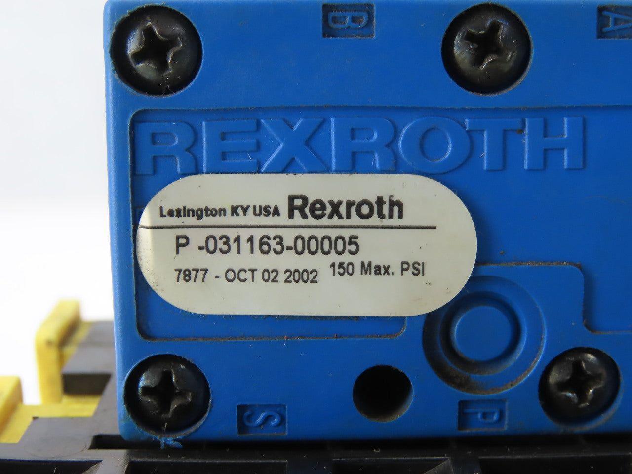 P-031163-00005 5/2 Way Solenoid Control Valve 24V Coil W/Manifold Bank Pneumatic