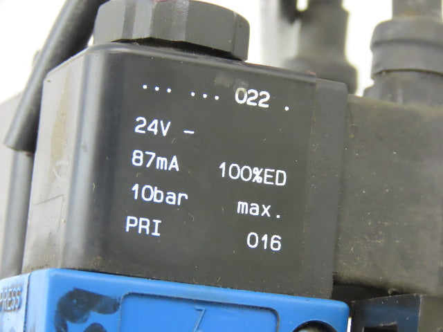 P-031163-00005 5/2 Way Solenoid Control Valve 24V Coil W/Manifold Bank Pneumatic