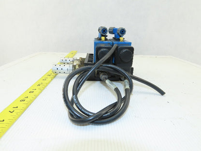 P-031163-00005 5/2 Way Solenoid Control Valve 24V Coil W/Manifold Bank Pneumatic