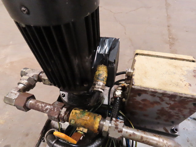 5" Magnetic Incline Chip Conveyor 2-1/2FPM 20" Discharge Coolant Recovery System