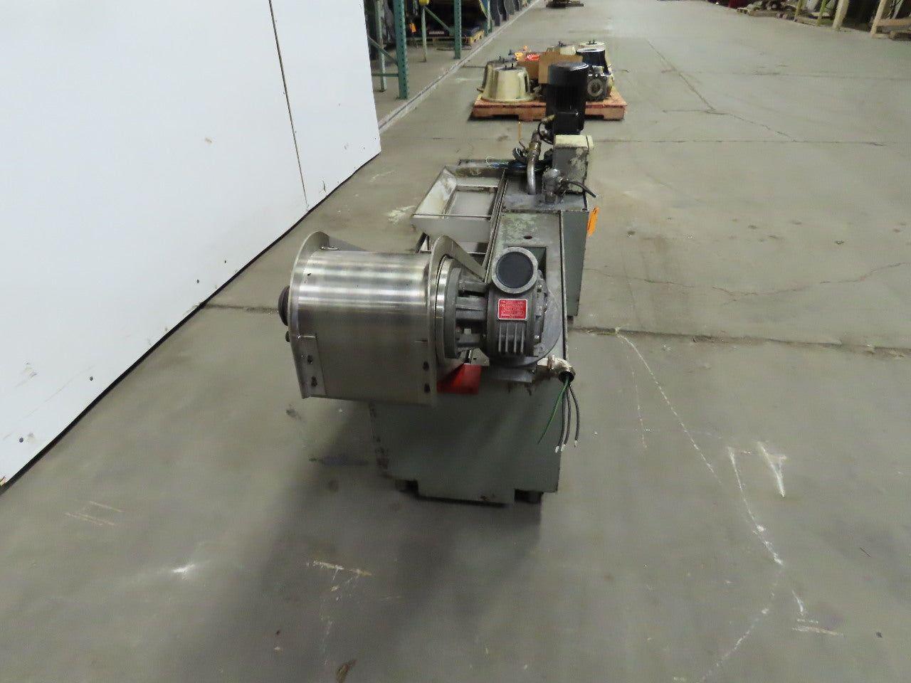 5" Magnetic Incline Chip Conveyor 2-1/2FPM 20" Discharge Coolant Recovery System