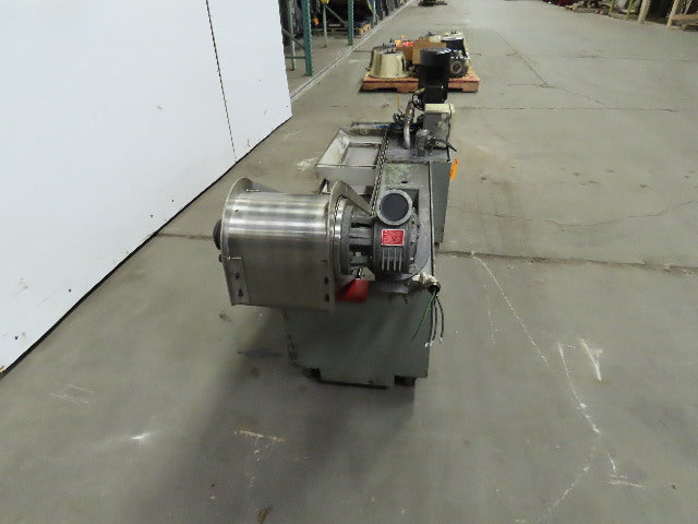 5" Magnetic Incline Chip Conveyor 2-1/2FPM 20" Discharge Coolant Recovery System