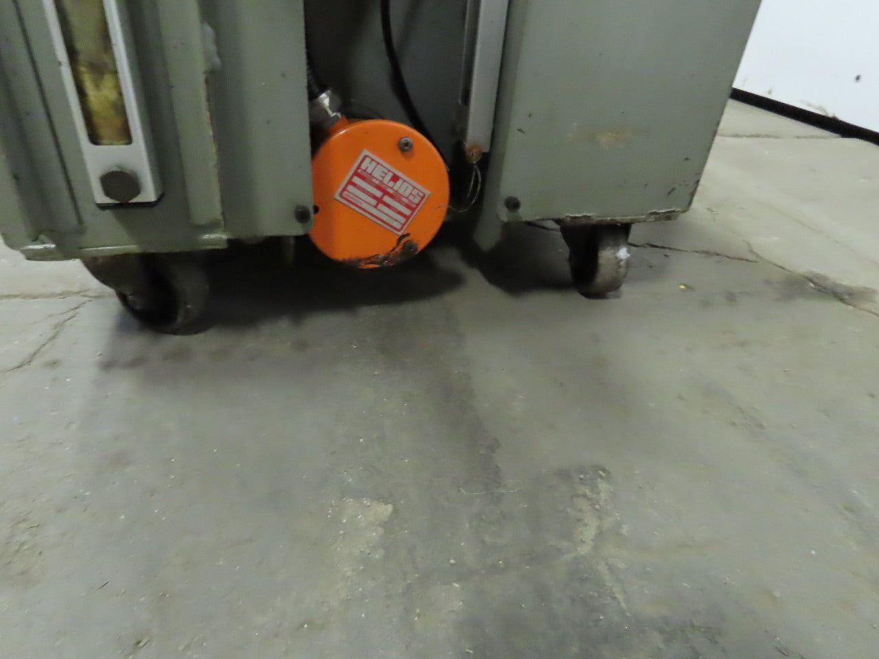 5" Magnetic Incline Chip Conveyor 2-1/2FPM 20" Discharge Coolant Recovery System