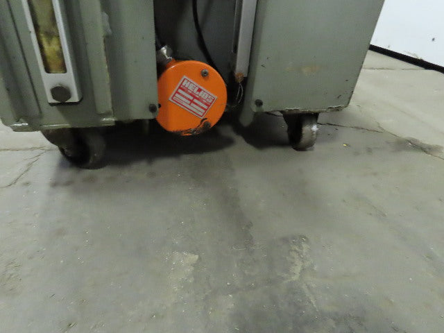 5" Magnetic Incline Chip Conveyor 2-1/2FPM 20" Discharge Coolant Recovery System